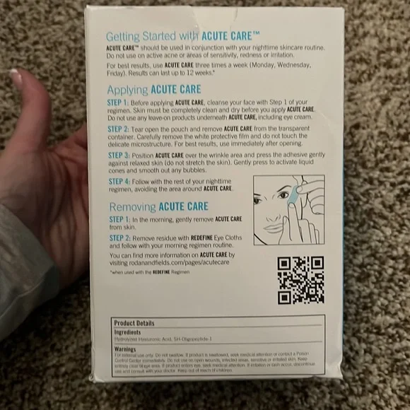 NEW Rodan + Fields Redefine Acute Care 10 Pack - Picture 2 of 2